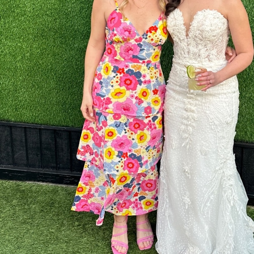 Sugarlips Summersalt Floral Yanni Ruffle Tiered